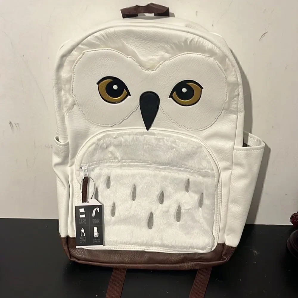 Harry Potter Hedwig Owl Faux Leather School Backpack Brand New with Tags